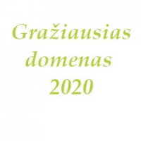 Gražiausias domenas 2020